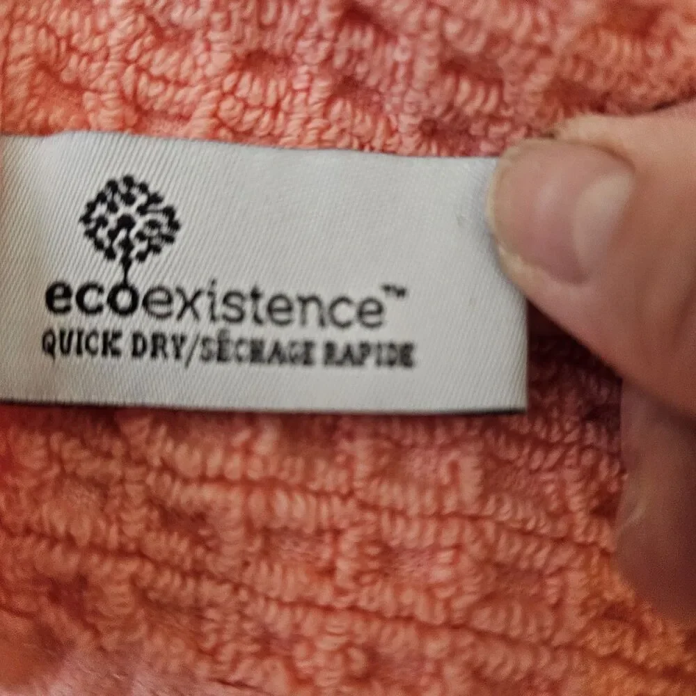 Ecoexistence Quick Dry Waffle Towel Peach Lightweight Travel Gym Yoga Beach Z607